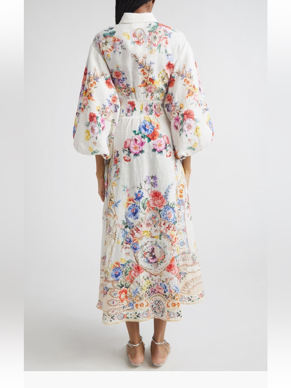 NWT Camilla Waist Tie Shirt Dress With Bubble Sleeve
Sz L - Picture 3 of 5